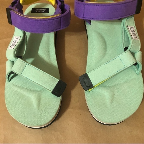 Suicoke | Depa ECS Platform Sandals Mint 78 Dad Sandals Retro Outdoor Size 9 - Picture 4 of 16